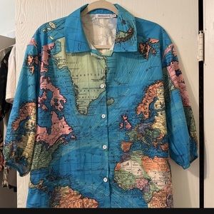 Button Up With Map.